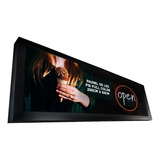Descrição Painel De Led P10 De 2m X 72cm Full Color A Prova