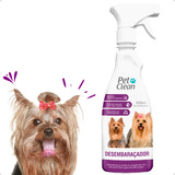 Desembaraçador De Pelos Spray Cães E Gatos 500ml Pet Clean