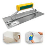 Desempenadeira Aço Inox Galo 306 00 Lisa 12x29 Para Gesso