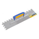 Desempenadeira De Aço Dente 12mm 10x40cm Castor