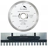 Desempenadeira Dentada 43cm Com Regulagem - Disco De Corte 100mm Para Porcelanato