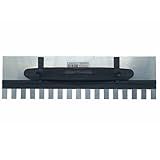 Desempenadeira Dentada Com Regulagem 430mm X 115mm Em Aço