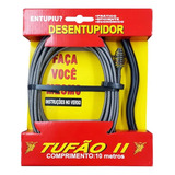 Desentupidor Tufão Aço 10m Ralo Pia Tanque Cozinha Vaso