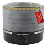 Desidratador De Alimentos Elite Gourmet Preto E Cinza 350 W