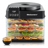Desidratador Digital De Alimentos Elite Gourmet Efd422 Com 5