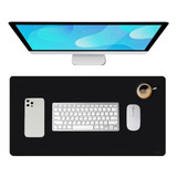Desk Pad Preto Setup Gamer Home Office 70x30cm Em Couro P U