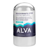 Desodorante Alva Cristal Sem Alumínio 60g 100 natural Vegano