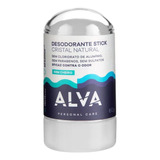 Desodorante Alva Cristal Sem Alumínio 60g 100 natural Vegano
