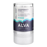Desodorante Alva Stick Cristal Sem Aluminio Sem Perfume 120g