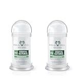 Desodorante Cristal Natural Vegano Sem Álcool Inodoro Kit Com 2 Unidades De 60g Perlas Prill