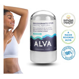 Desodorante Natural Feminino Alva 60g Cristal Stick Vegano