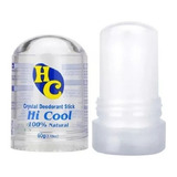 Desodorante Natural Pedra Sal Cristal 60g Unisex Hi Cool