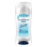 Desodorante Secret Waterlily Clear Solid 68g Aluminun Free