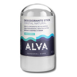 Desodorante Stick Alva Cristal Alva Importado Sem Alumínio Sem Parabenos Kristal Natural Sem Fragrância 60 G