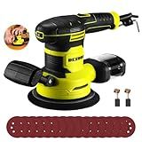 DESOON Lixadeira Orbital 500W Profissional 220V 150MM Com Coletor De Pó Empunhadura Auxiliar Para Lixamento Em Madeira E Metal
