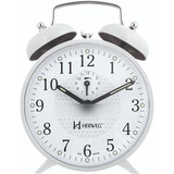 Despertador A Corda Vintage Retro Antigo 2206 021 Branco