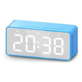Despertador Relógio Digital Som Bluetooth Numeros