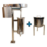 Despolpadeira Para Açaí Super Inoxpop 10l Litreira Inox 110v 220v