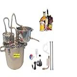 Destilador-alambique- 20 Litros Em Inox-e Cobre-cachaça-whisky-etc