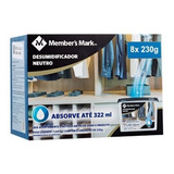Desumidificador Anti Mofo Members Mark Neutro 8 Unid X 230g