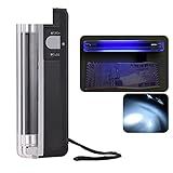 Detector De Dinheiro Portátil 2 Em 1 Mini Testador De Notas E Dinheiro Falso Com Lanterna De Luz UV Para USD EURO POUND