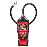Detector De Vazamento De Gás Detector Portátil De Gás Combustível Analisador De Gás Natural Inflamável Acetona Propano Benzeno Etanol Gasolina Metano 9999 PPM 20 LEL Com Visor LCD Colorido