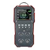 Detector ERYUE Handheld Digital Industrial 4 Em 1 Detector De Monóxido De Carbono A Gás Testador De H2S A Gás Combustível Com 120000 Registro De Dados LCD Display LCD Alarme De Vibração De Som E Luz