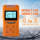 Detector Explosímetro Multi gás Calibração 4 Gases Maleta 