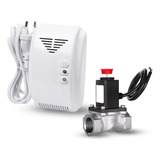 Detector Gas Vazamento Com Válvula Solenoide Corte Bloqueio