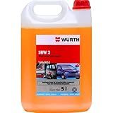 Detergente Lava Autos Shampoo Automotivo Com Cera Lava Carro Moto Caminhão Carnauba Shw2 5L Wurth