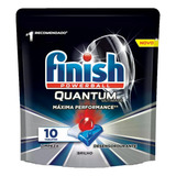 Detergente Lava Louça Tablete Finish Quantum Ultimate 10 Un