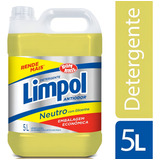 Detergente Líquido Neutro Limpol 5 Litros