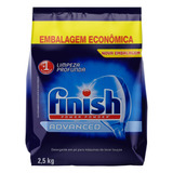 Detergente Para Lava louças Finish Power Powder Em Pó Em Pacote 2 5 Kg