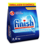 Detergente Para Lava louças Finish Power Powder Em Pó Em Pacote 2 5 Kg