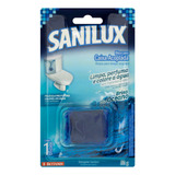 Detergente Sanitário Bloco Para Caixa Acoplada Brisa Do Oceano Sanilux 50g