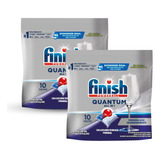 Detergente Tablete Finish Powerball Quantum 20 Unidades