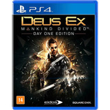 Deus Ex Mankind Divided edição Day One Ps4 Fisico Lacrado