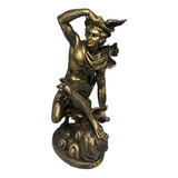 Deus Grego Hermes Estatua Em Resina 22cm Wicca