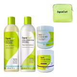 Deva Curl Original Espuma Modelador Cachos Ondulados Kit