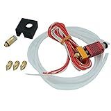 DEVMO Peças De Impressora 3D Ender 3 Hotend Montadas Ender 3 Pro Kit Extrusora 24V 40W Compatível Com Creality Ender 3 Ender 3 Pro Com Tampa De Silicone E Bicos De 0 4 Mm