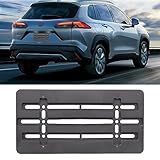 Dewkou 1 Peça De Suporte De Placa De Carro Dianteiro Adaptador De Placa De Carro ABS à Prova D água Com Kit De Instalação Kit De Suporte De Placa De Licença De Montagem Padrão Americano Universal