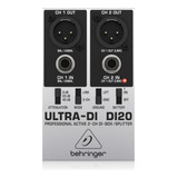 Di 2di Behringer Direct Box Ativo 2 Canais Di20 9v 48v