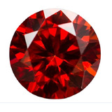Diamante Vermelho Brilhante Gema Pedras Preciosas 0033