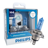 Diamond Vision Philips 5000k H4 Garantia Original 