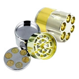 Dichavador De Metal Tambor De Revolver Triturador Moedor