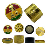 Dichavador Moedor Triturador De Metal Grande 4 Partes Inox