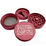 Dichavador Triturador De Metal 4 Partes Squadafum Linha Premium Pro Future Grande Rosa Future 4 Partes 5 6cm 