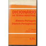 Dicionário Da Técnica Industrial Alemão português Deutsch portugiesisch