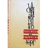 Dicionário De Citações Vii P S De A Tenório De Albuqu 