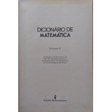 Dicionário De Matemática Vol V